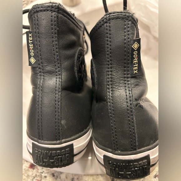 Converse Chuck GORE-TEX Waterproof Black & White Women’s size 8.5 Men’s 6.5 - Picture 6 of 7